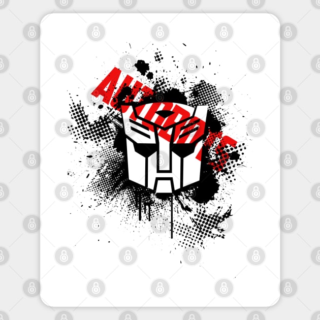 AUTOBOTS - Trash polka Magnet by ROBZILLA